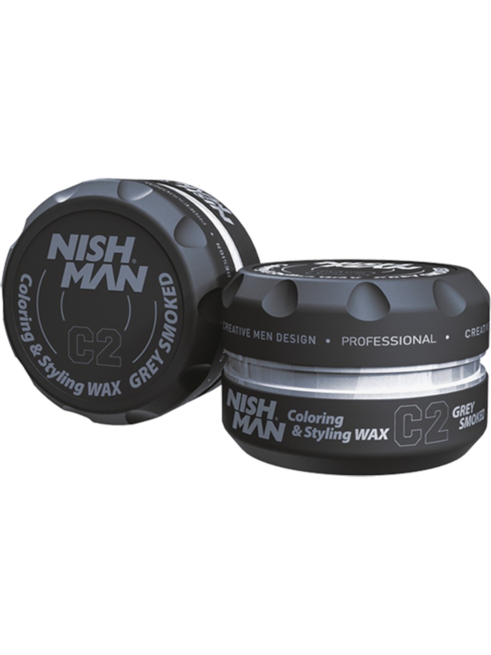 Nıshman C2 Saç Şekillendirici Gri Wax Doğal Beyaz Kapama 100 Ml