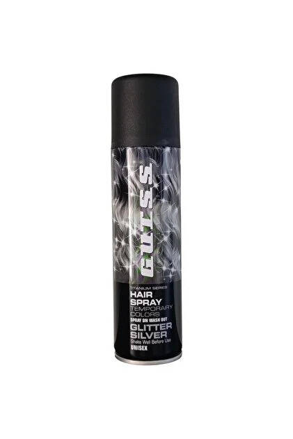 Gutss Renkli Saç Spreyi Glitter Sılver 150 Ml