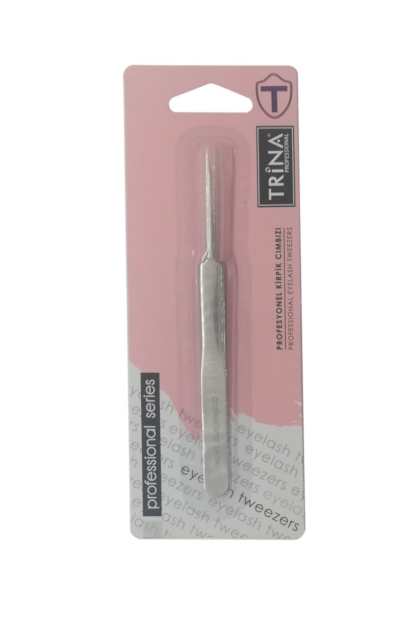 Trina Düz İnce Uç Takma Kirpik Cımbızı 28