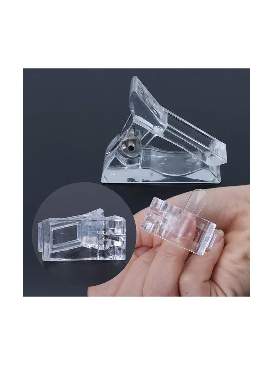 Poly Jel Tips Klipsi Protez ve Takma Tırnak Mandalı 5 Adet