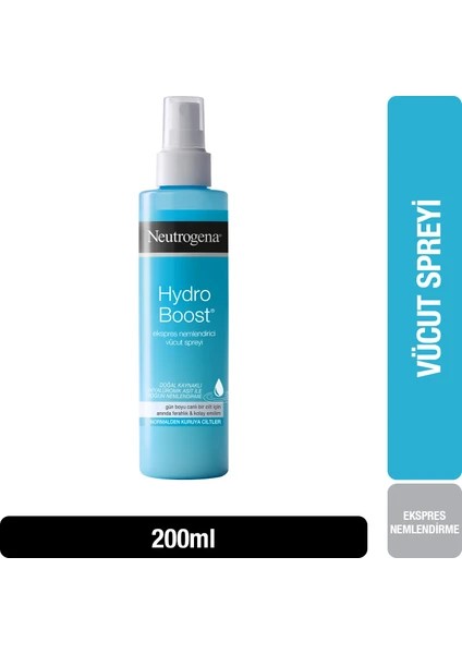 Neutrogena Hydro Boost Express Vücud Spreyi 200Ml