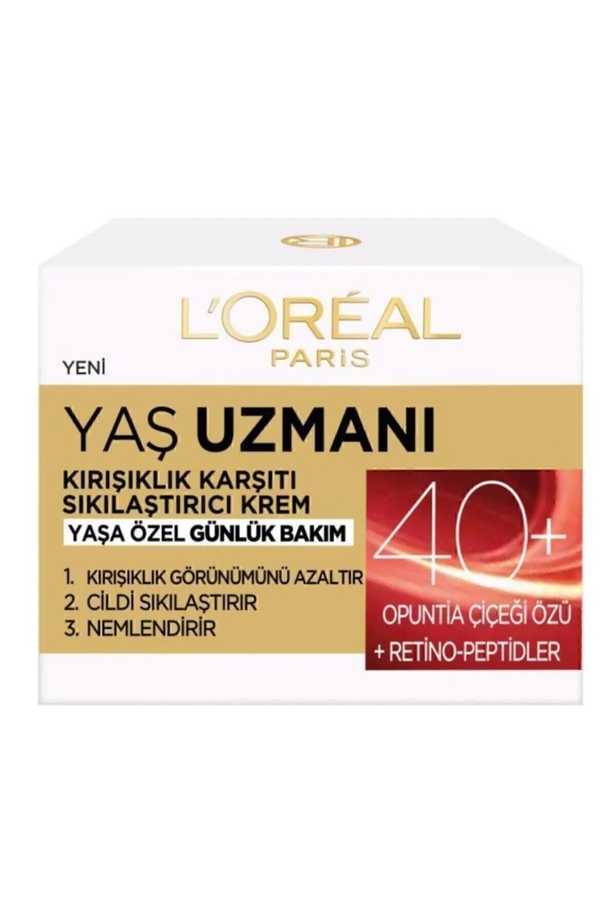Loreal Paris Yaş Uzmanı 40+ Kırışıklık Karşıtı Nemlendirici Krem 50ml