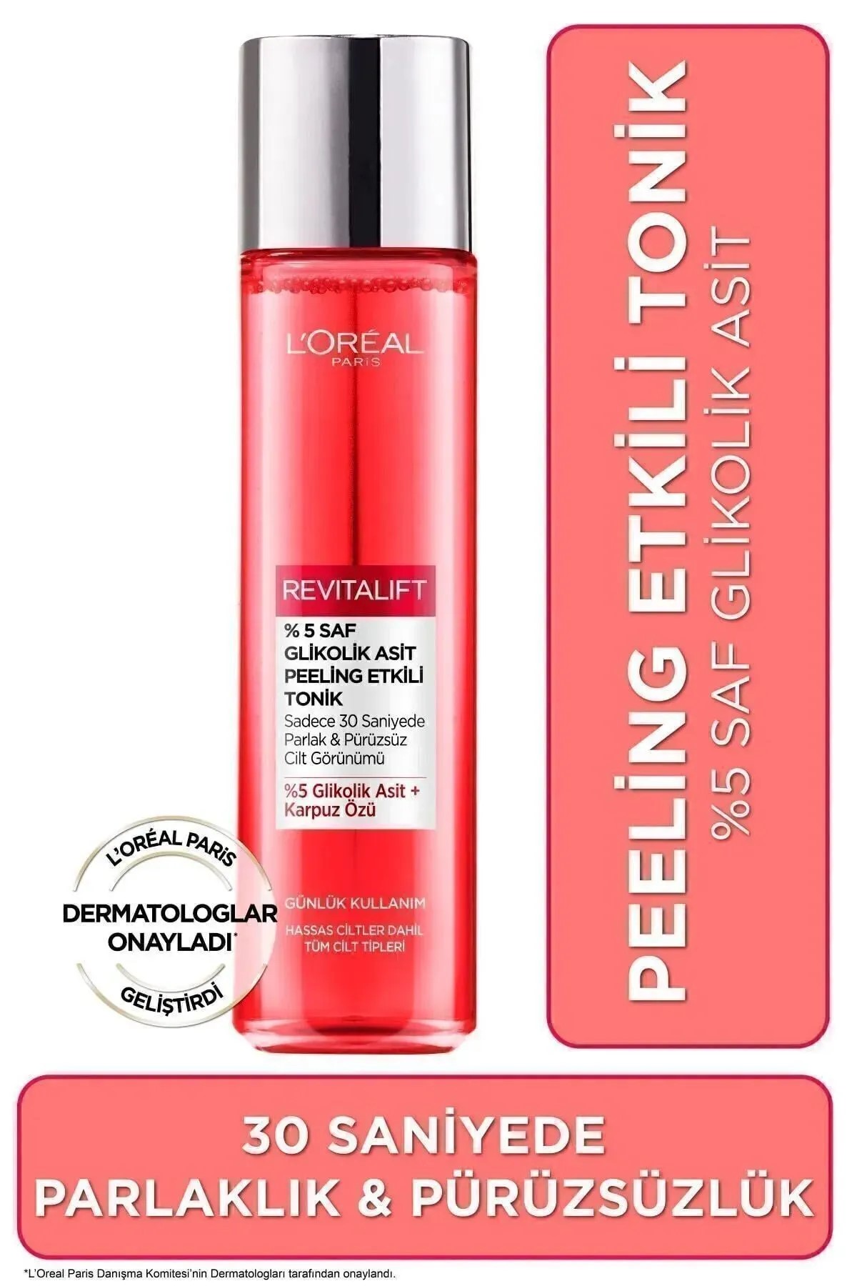 Loreal Paris Revitalift Peeling Etkili Tonik 180ml 