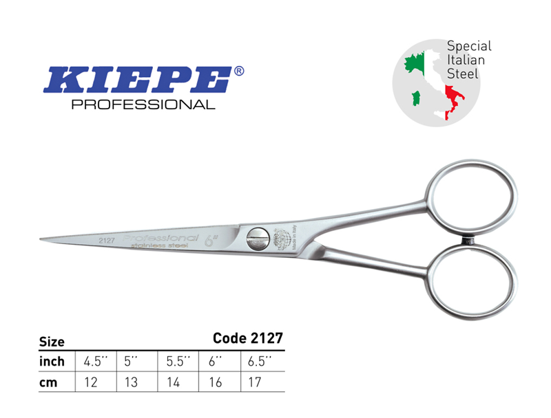 Kiepe Berber Makası İnox 2127/6.5