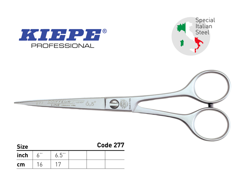 Kiepe Berber Makası İnox 277/6,5