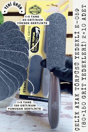 Nano Absolute Çelik Topuk Törpü Set E-059