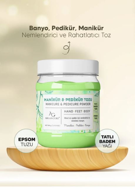 Argan Cure Manikür-Pedikür Tozu Renkli 500 Gr