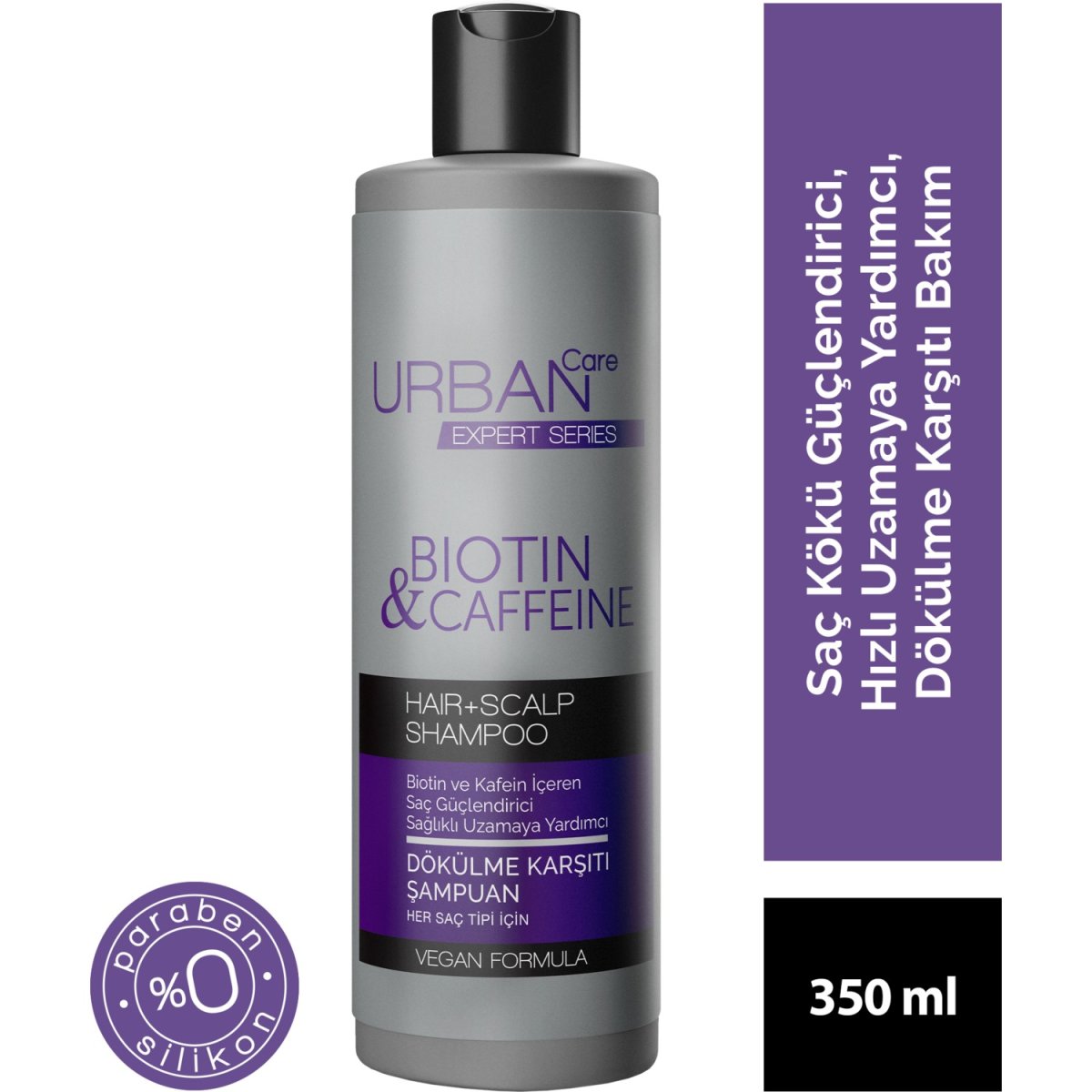 Urban Care Biotin Ve Cafein Dökülme Karşıtı Saç Bakım Şampuanı 350 Ml
