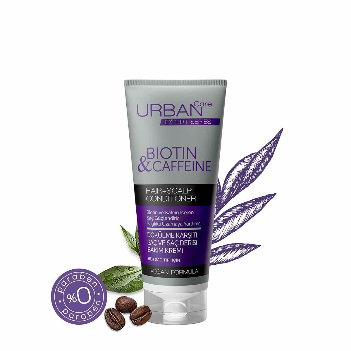 Urban Cure Expert Series Biotin &amp; Caffeine Saç ve Saç Derisi Bakım Kremi 200 Ml