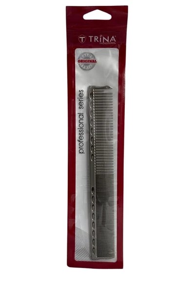 Trina Gümüş Alüminyum Saç Tarağı 02