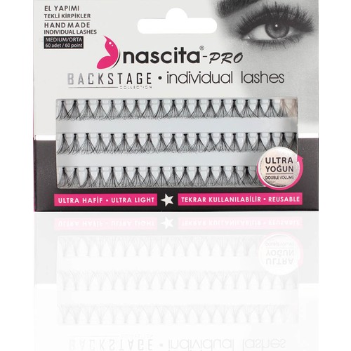 Nascita Backstage Orta Tekli Takma Kirpik 60 Adet 100