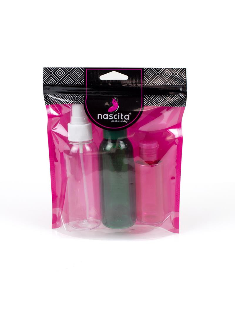 Nascita Renkli Şişe Seyehat Seti 3´lü 0009