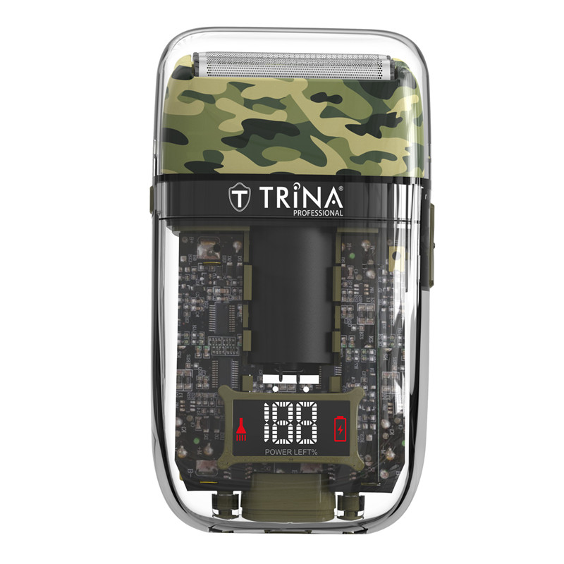 Trina Saç ve Sakal Kesme Makinesi Kamuflaj Desenli