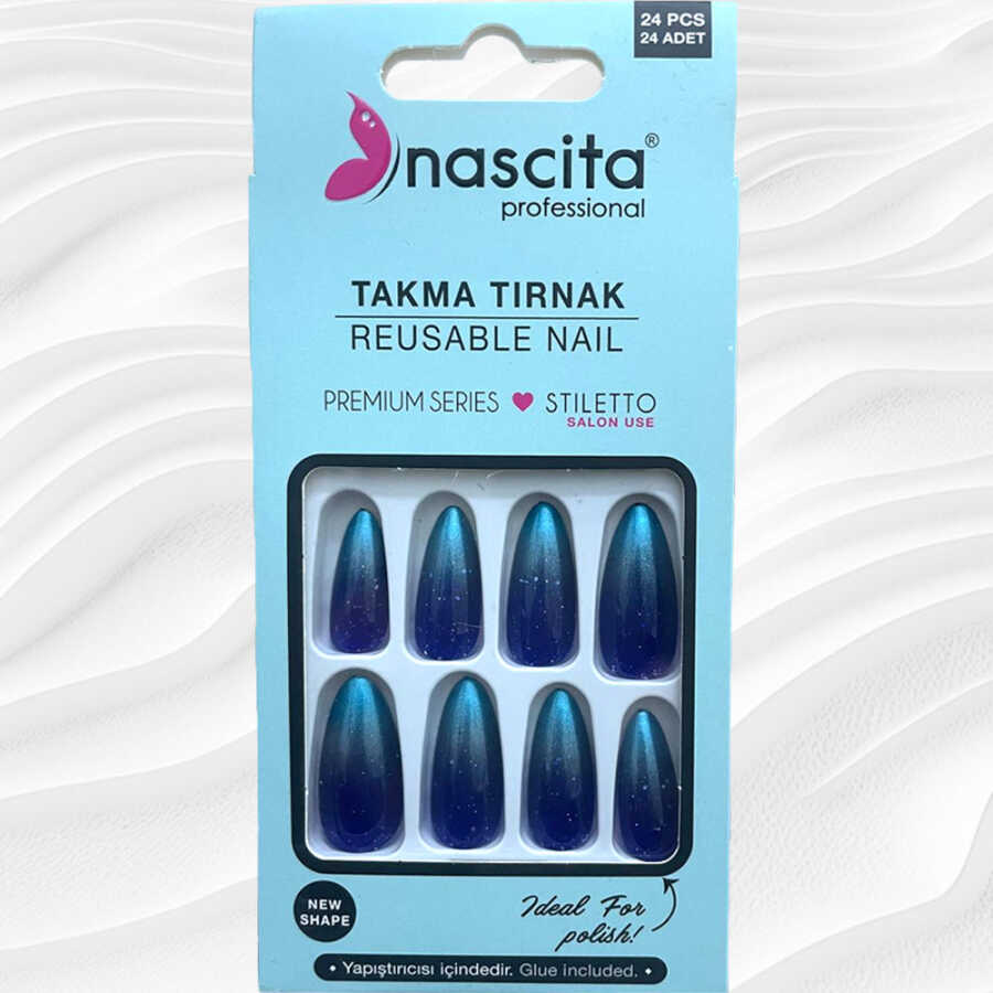 Nascita 24 Lü Takma Kirpik-188 Stiletto 