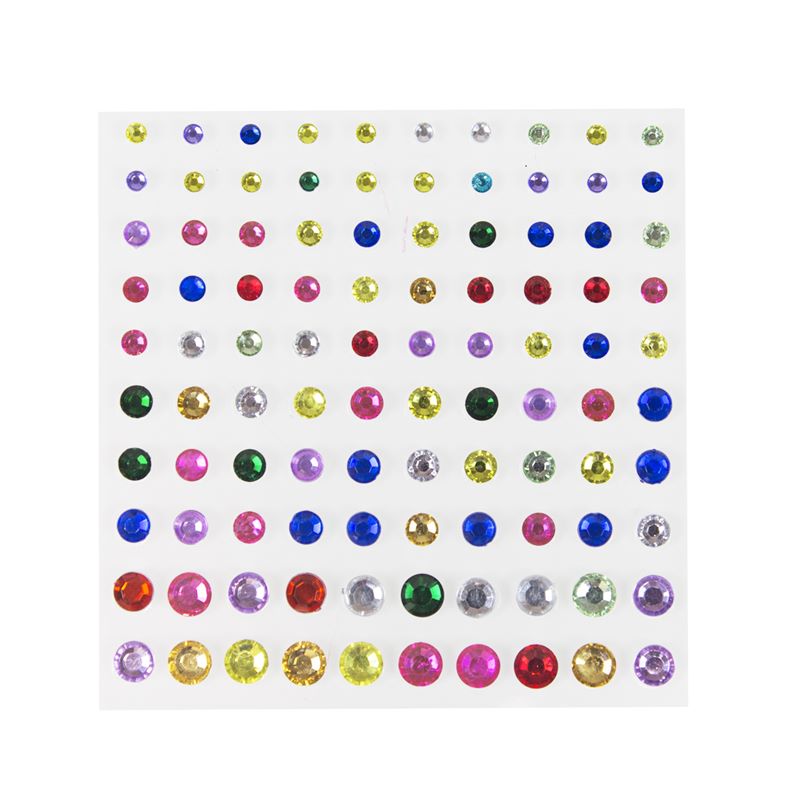 Nascita Yapışkanlı Yüz Taşı Yuvarlak Renkli