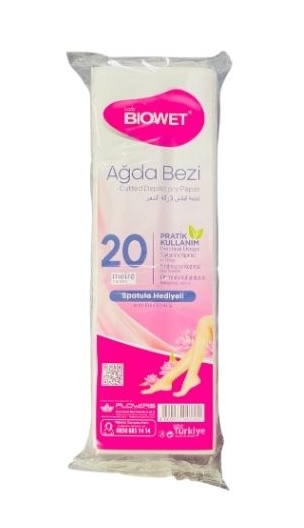 Biowet Dilimli Ağda Bezi 20 Metre