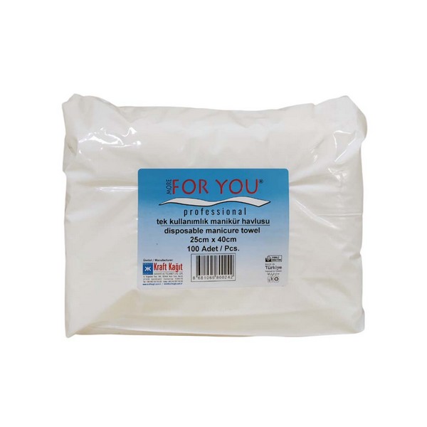 Manikür Havlusu Katlanmış 100´lü More For You
