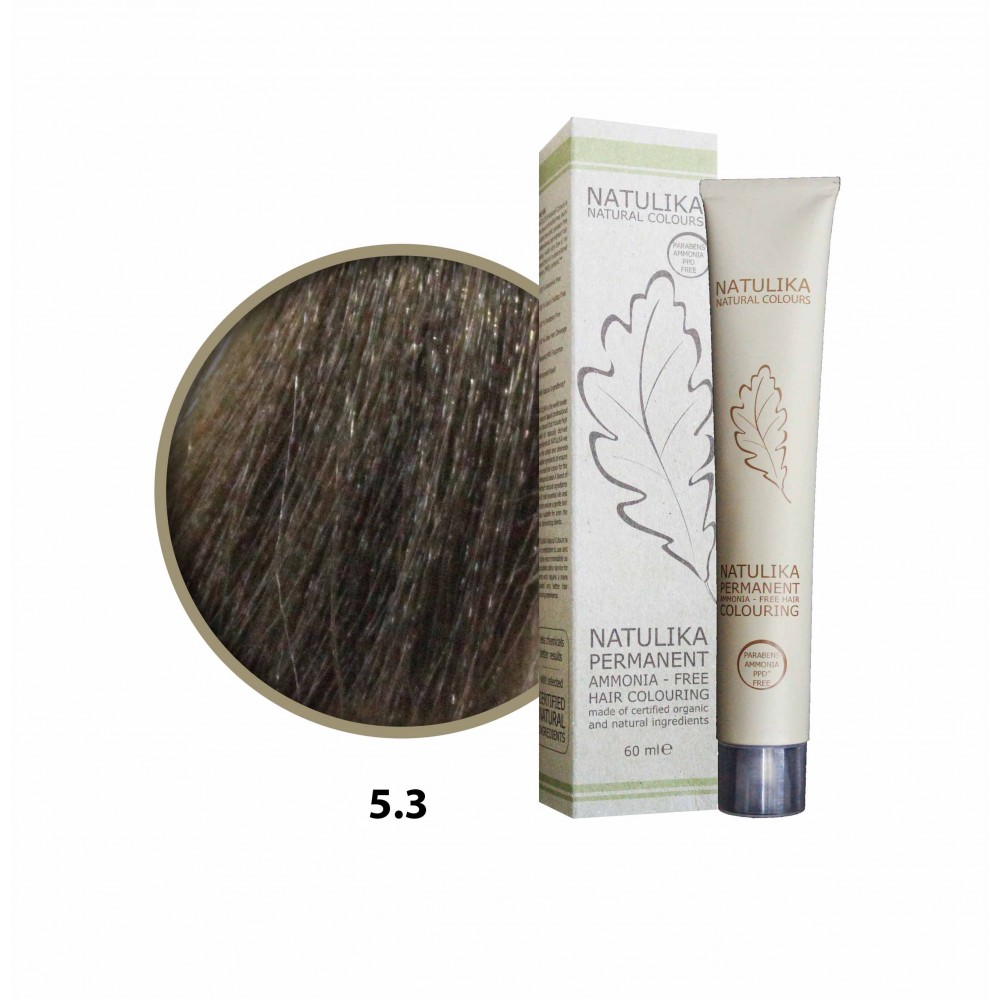 Natulika Saç Boyası 5.3 Açık Kestane Dore 60 ML