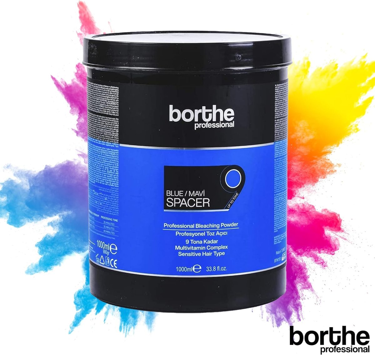 Borthe Mavi Profesyonel Toz Açıcı 9 Ton 1000 ML