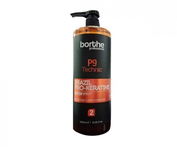 Borthe P9 Brazil Pro Keratine No 2 1000 ML
