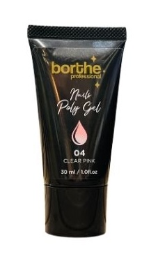 Borthe Poly Gel 04 Clear Pink 