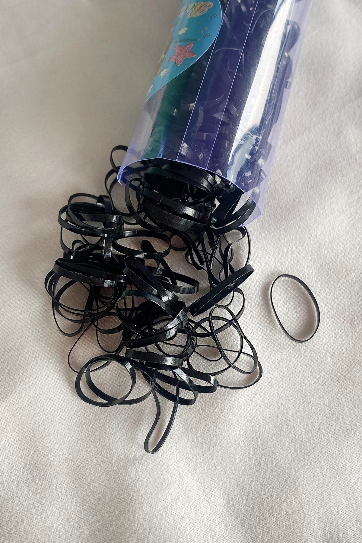 Silindir Siyah Lastik Toka