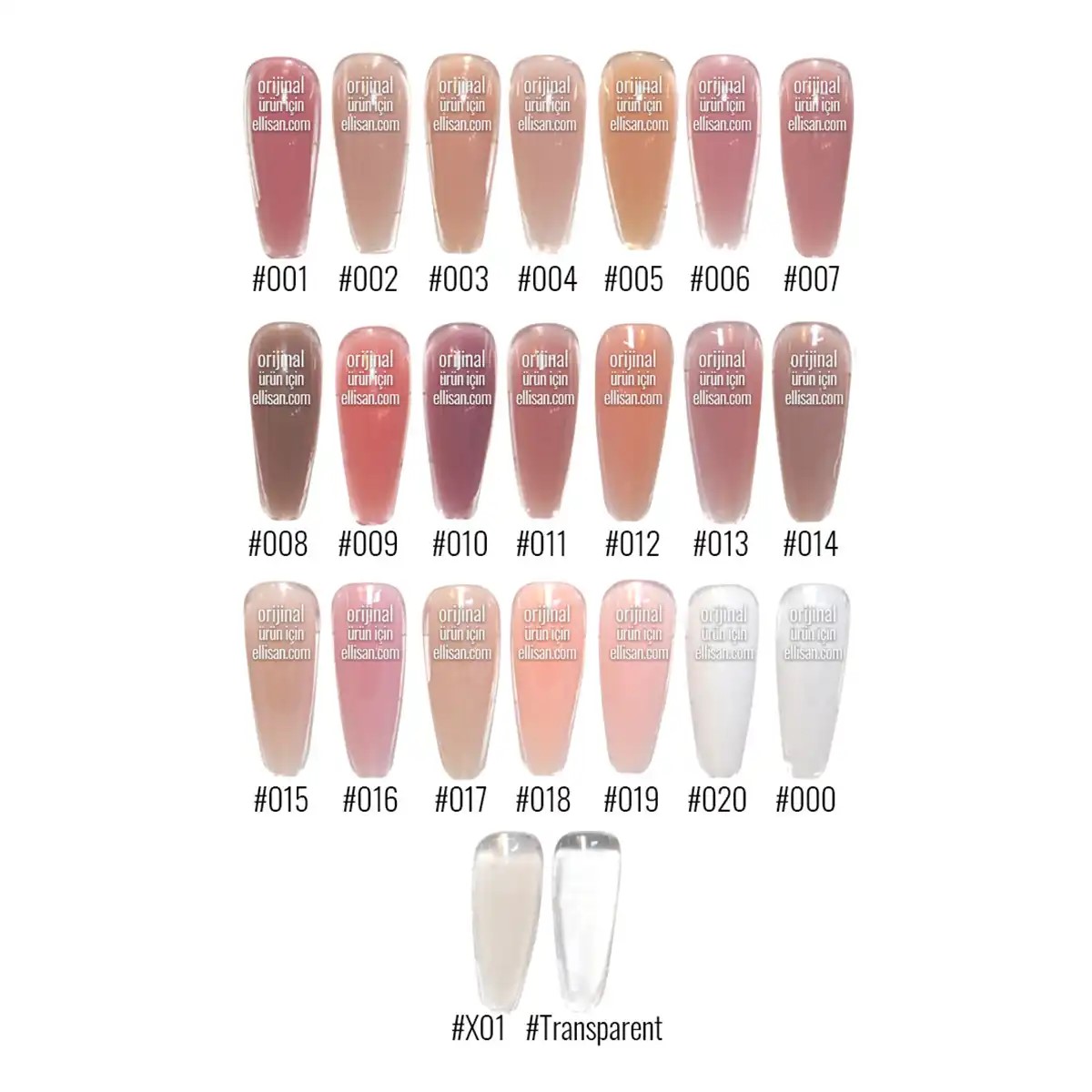 Ellisan Jel No: Transparan