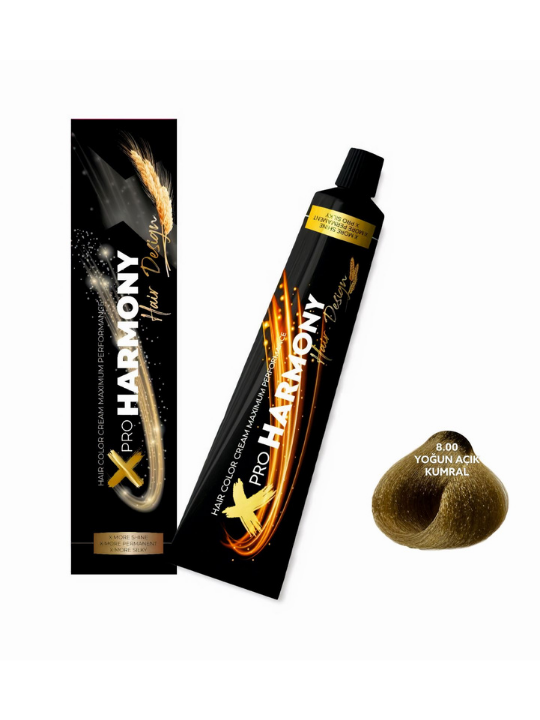 X Pro Harmony Saç Boyası 8.00 Yoğun Açık Kumral 60 ML