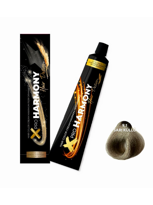 X Pro Harmony Saç Boyası 9.1 Sarı Küllü 60 ML