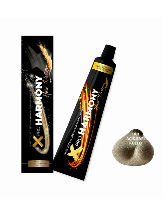 X Pro Harmony Saç Boyası 10.1 Açık Sarı Küllü 60 ML