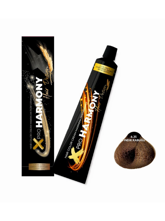 X Pro Harmony Saç Boyası 6.35 Koyu Kumral Dore Akaju 60 ML