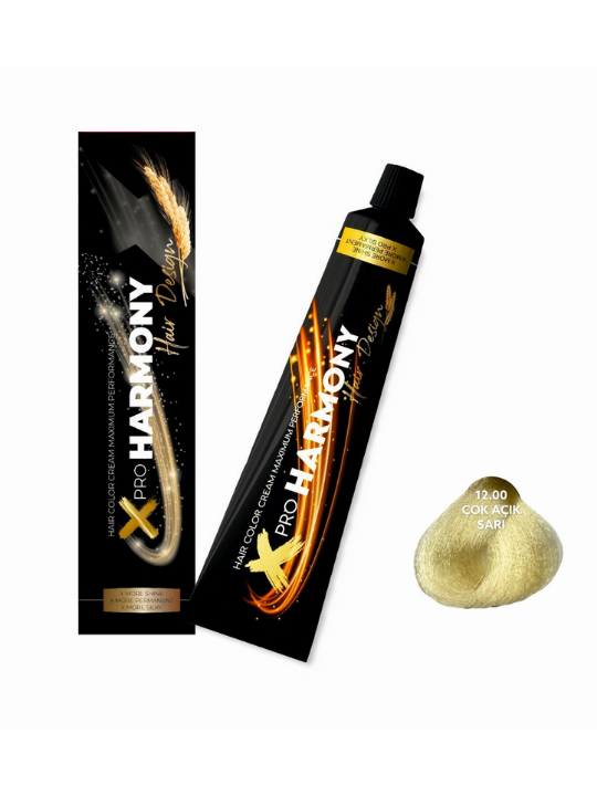 X Pro Harmony Saç Boyası 12.00 Platin 60 ML