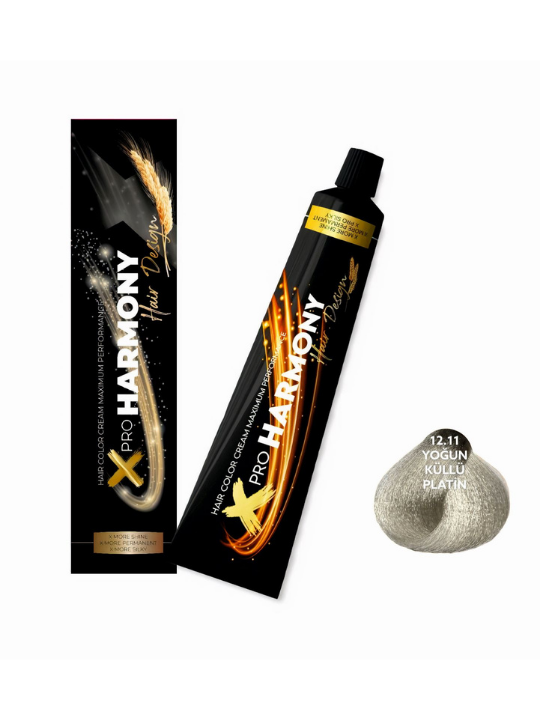 X Pro Harmony Saç Boyası 12.11 Yoğun Platin Küllü 60 ML