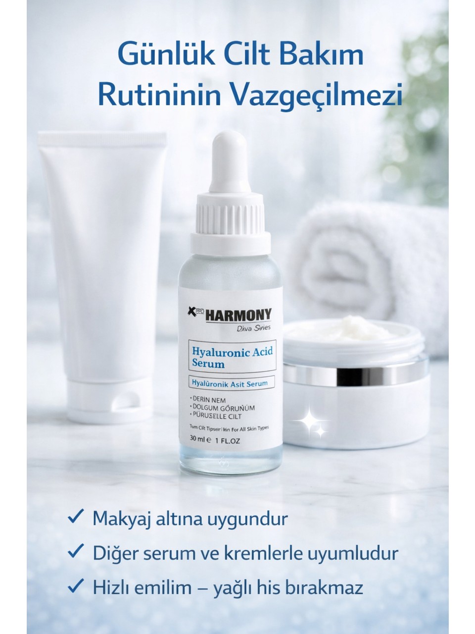 X Pro Harmony Hyalüronik Asit Serum 30 Ml