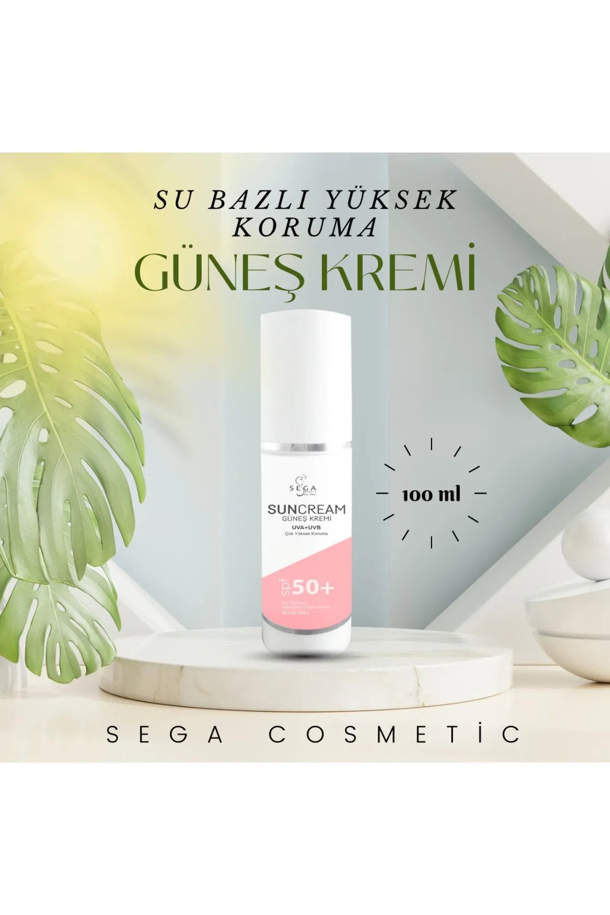 Sega Güneş Kremi Spf 50 Faktör 100 ML