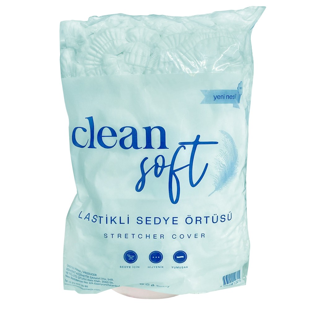 Clean Soft Lastikli Sedye Örtüsü 50 Li