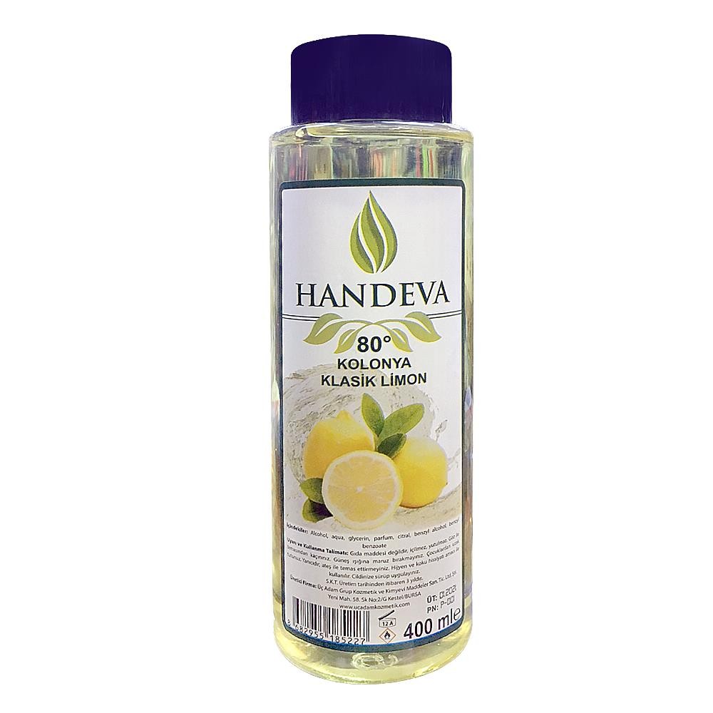 Handeva Klasik Limon Kolonyası 80 Derece 400 Ml