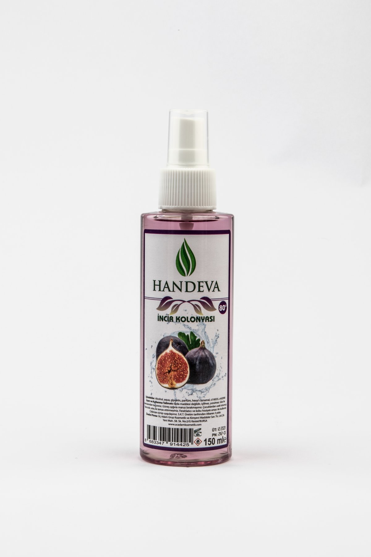 Handeva İncir Kolonyası 80 Derece 150Ml