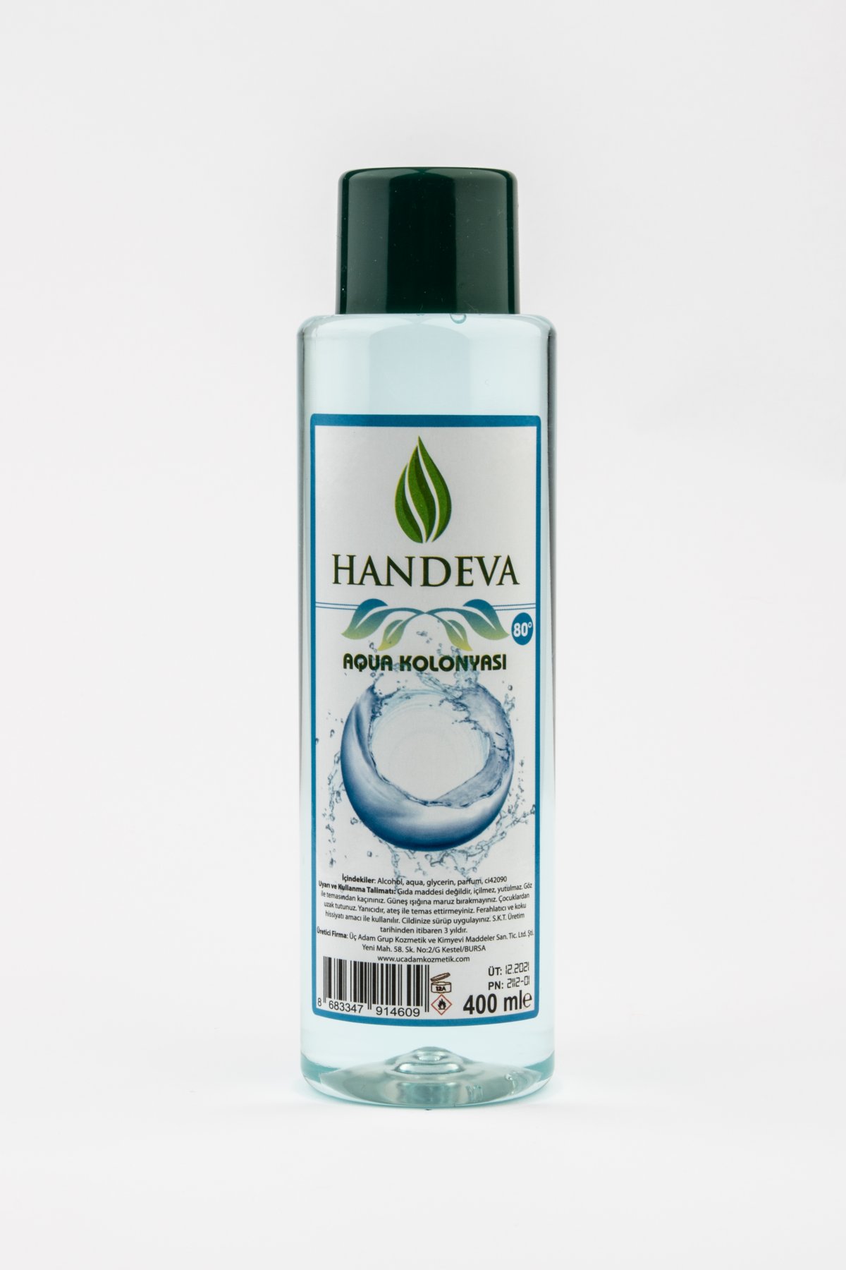 Handeva Aqua KolonyasıI 80 Derece 400 Ml