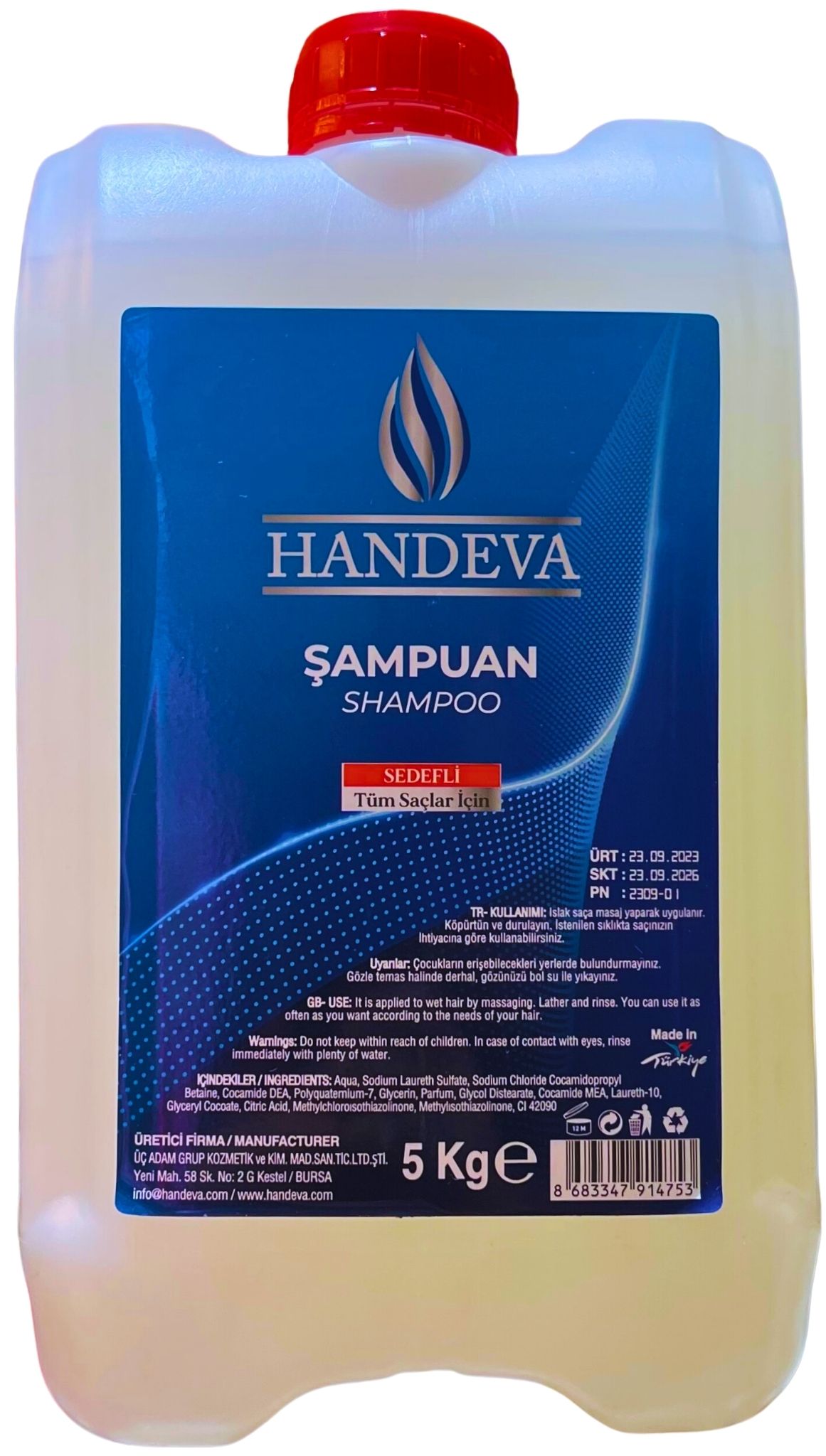 Handeva Saç Şampuanı 5000 Ml