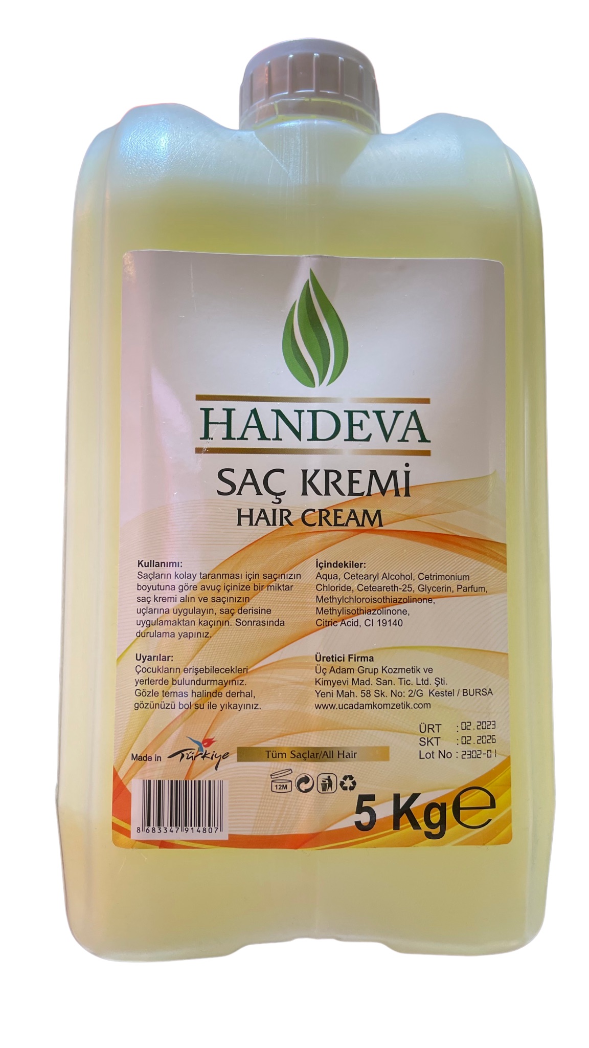 Handeva Saç Kremi 5000 Ml