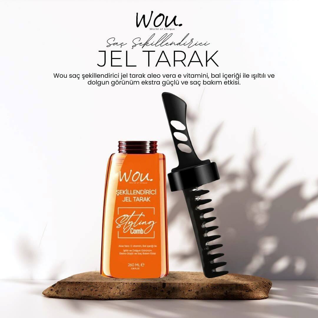 Wou Saç Şekillendirici Jel Tarak 260 ml