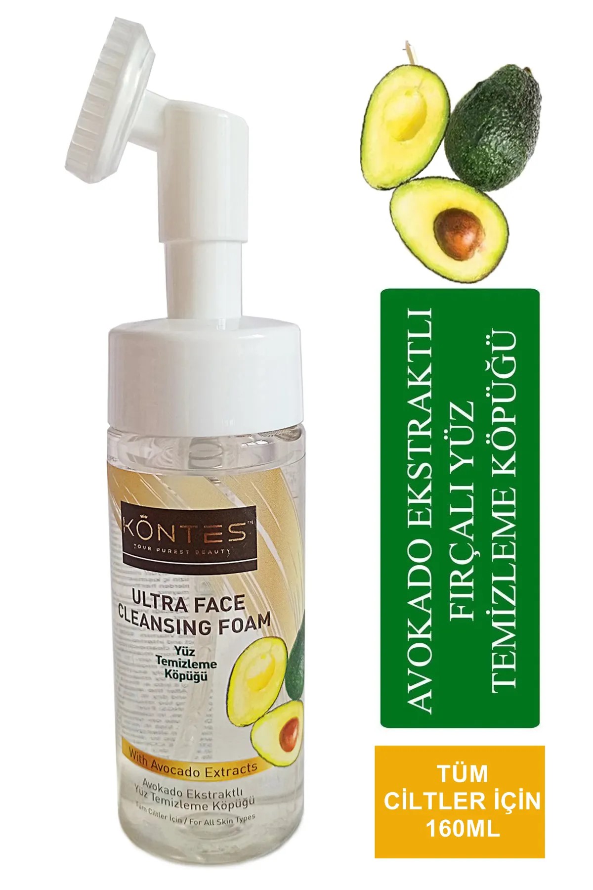 Kontes Yüz Temizleme Köpüğü Avocado