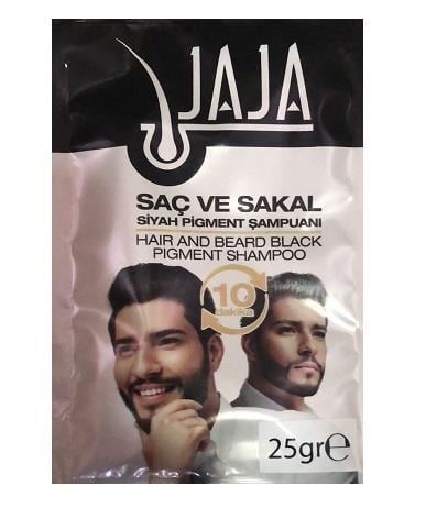 Jaja Saç ve Sakal Siyah Şampuan 10´lu Paket 