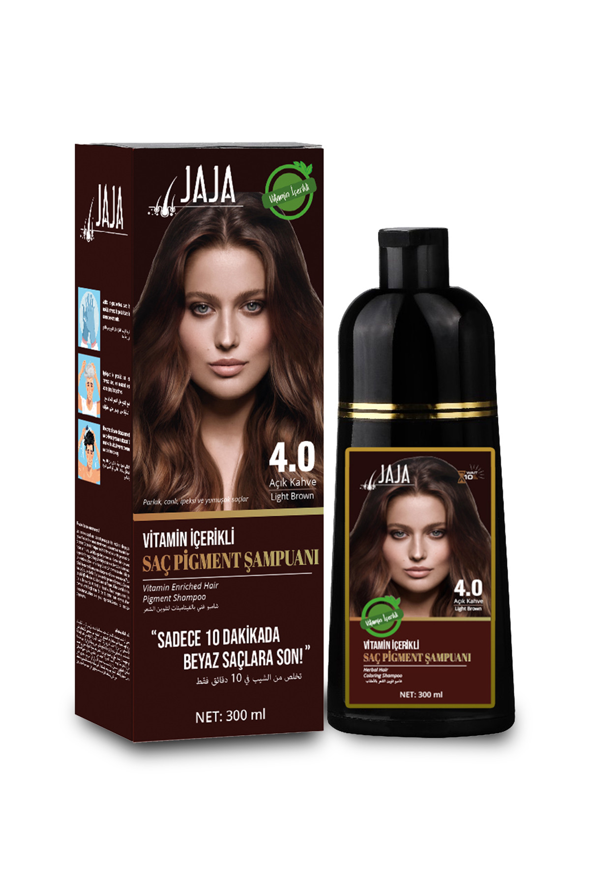 Jaja Şampuan Women 4.0  Açık Kahve 300 ml