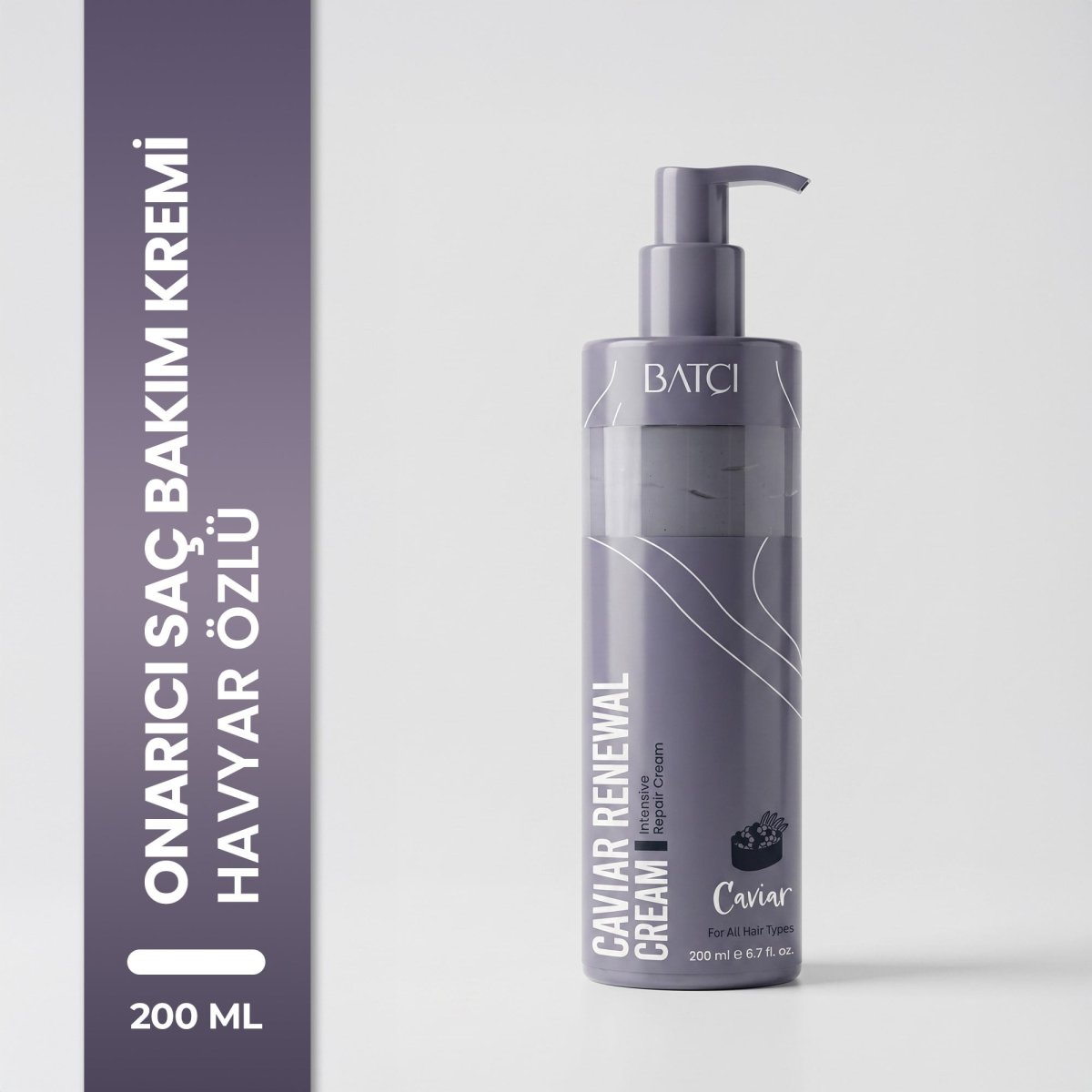 Batçı Havyarlı Durulanmayan Onarıcı Saç Kremi 200 ml