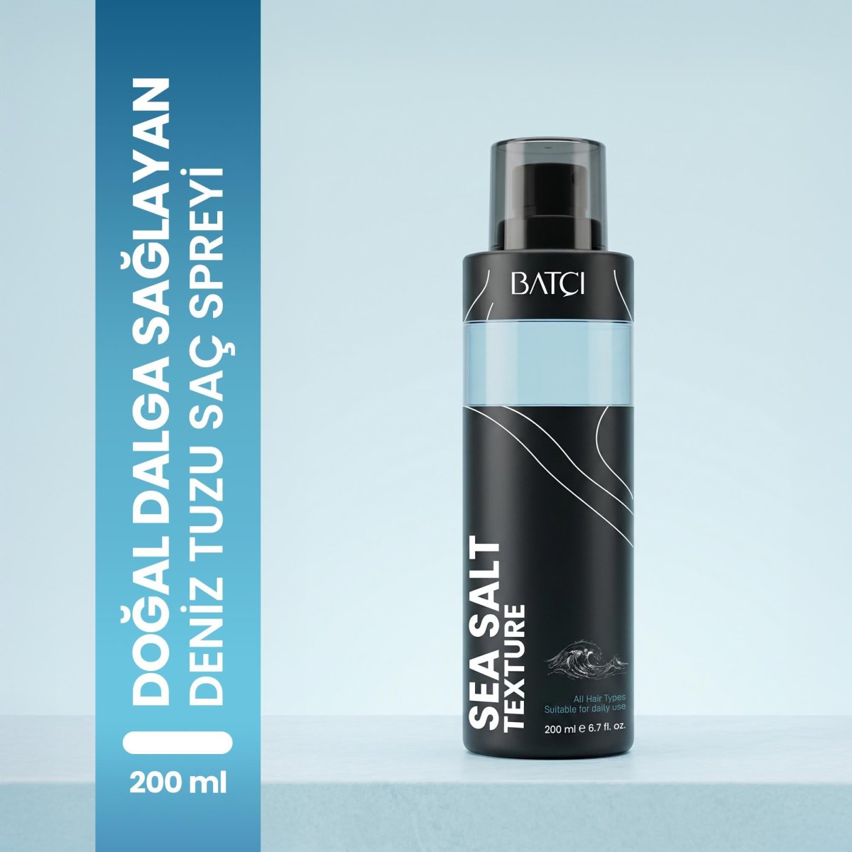 Batçi Hacim Ve Dolgunluk Veren Deniz Tuzu Saç Spreyi 200 ml