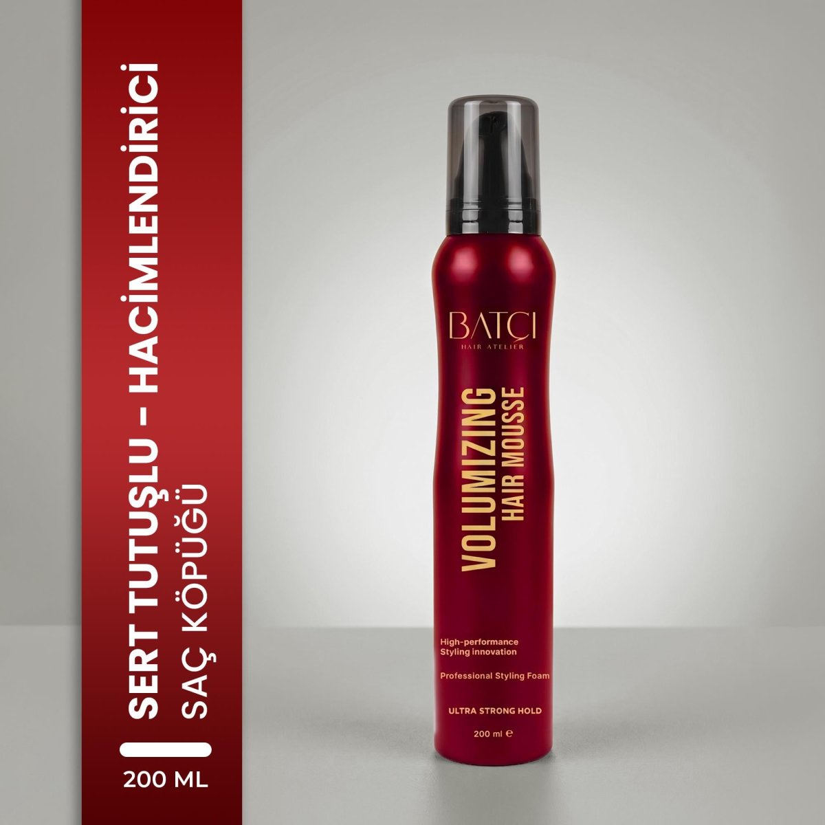 Batçi Sert Tutuşlu Hacim ve Bukle Belirginleştirici Saç Köpüğü 200 ml