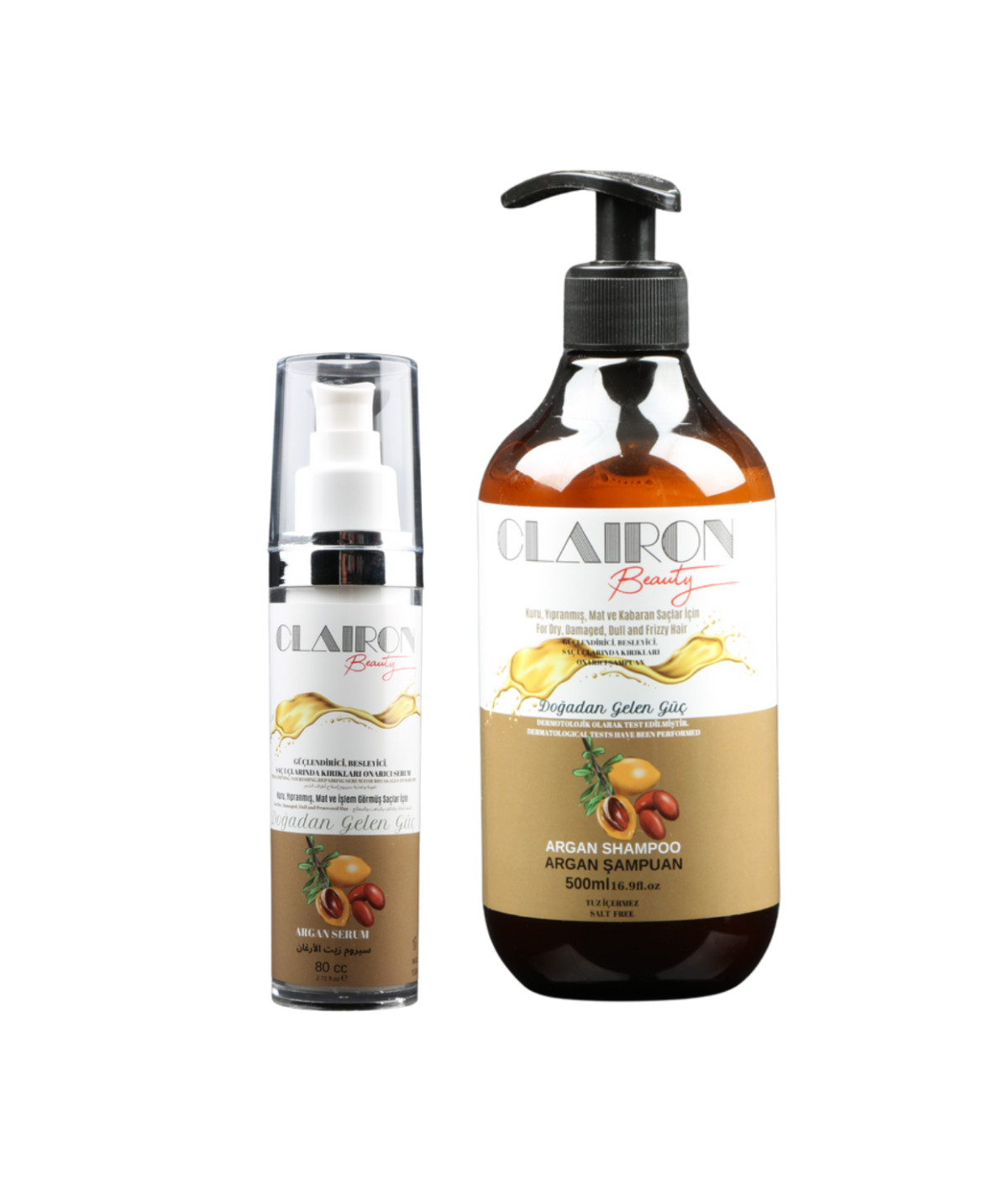 Clairon Argan Şampuan ve Serum Set