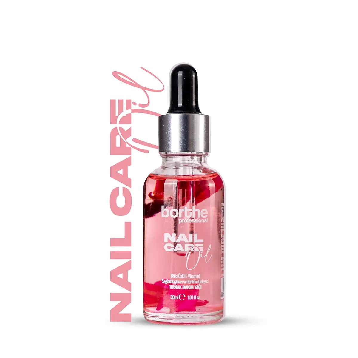 Borthe Bitki Özlü Tırnak Bakım Yağı Pembe 30ml